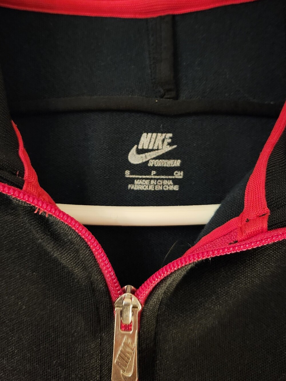 Nike Tricolr Zip Up Activewear Sweatshirt